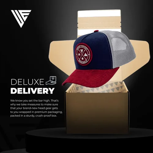 Miniatura 18 de Urban Effort Gorra trasera de malla, para hombres y mujeres, gorra de béisbol de 5 paneles, gran cierre a presión para caza y senderismo