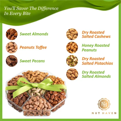 Miniatura 3 de Cesta de regalo de nueces navideñas - Verde