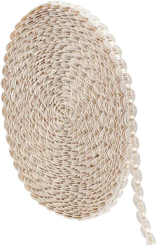 PH PandaHall 15M (16 yardas) 1/2 pulgadas (0.551 in) patrón de curva de nailon para disfraz, manualidades, costura, joyería, fabricación de joyas,