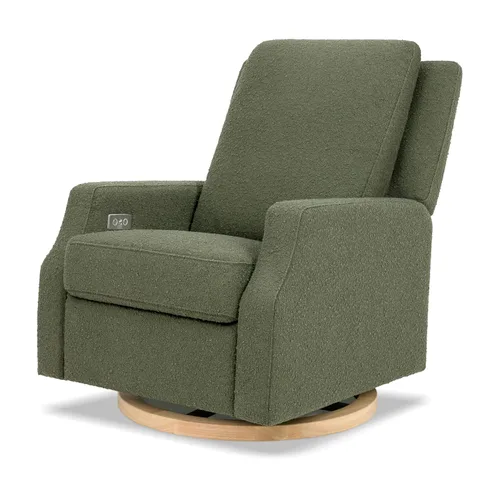 Miniatura 11 de Namesake Crewe Glider - Silla reclinable para guardería – GREENGUARD Gold & Certi-PUR certificado US – Mecedora deslizante para guardería y sala