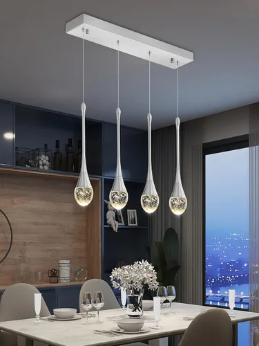 Miniatura 17 de ykolupty Candelabro Moderno de 138'', 20 Luces, Lámpara Colgante Moderna Negra, Candelabro Grande para Escalera, Vestíbulo, Sala de Estar, Negro