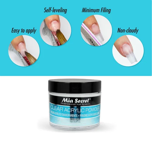 Miniatura 6 de Mia Secret Polvo acrílico transparente (1oz)