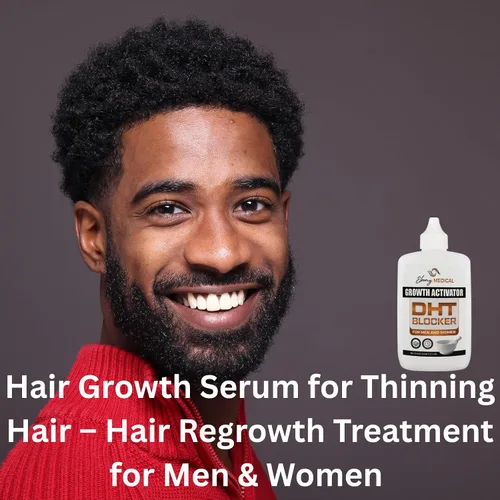 Miniatura 8 de Ebony Medical Hair Support Serum - Fórmula Procapil que bloquea DHT - Fortalece el adelgazamiento del cabello y la salud del cuero cabelludo - Suero