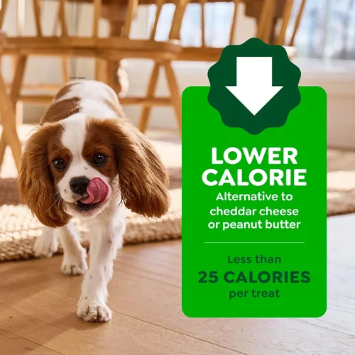 Miniatura 6 de Greenies Bolsillos para pastillas para perros de gran tamaño, bolsa de golosinas para perros para medicamentos de cápsulas, sabor a queso, bolsa