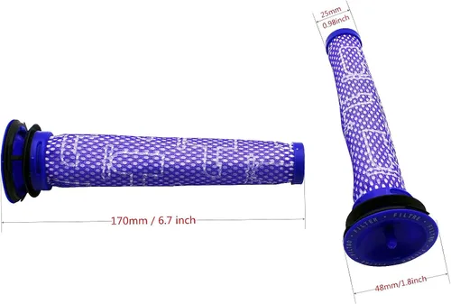 Miniatura 7 de Paquete de 4 filtros de vacío de repuesto 2 filtros de poste, 2 prefiltros compatibles con filtros Dyson V6 Hepa, reemplazo total total de piezas