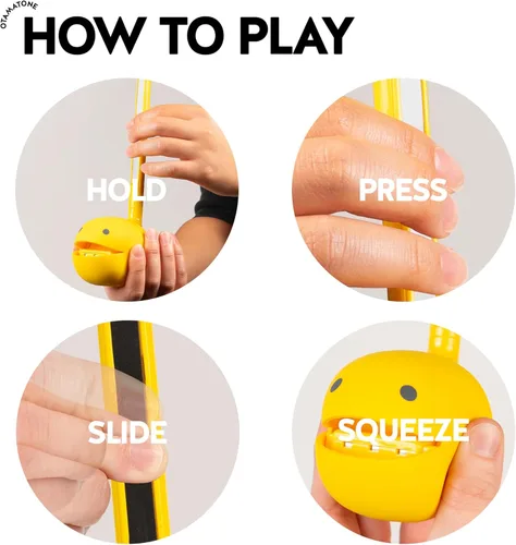 Miniatura 2 de Otamatone Classic [Edición en inglés] Instrumento musical electrónico japonés amarillo sintetizador portátil de Japón Maywa Denki para niños