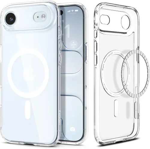 Miniatura 383 de Spigen Funda para iPhone 13 Mini, ultra híbrida MagFit [antiamarilleo] [compatible con Magsafe] - Transparente