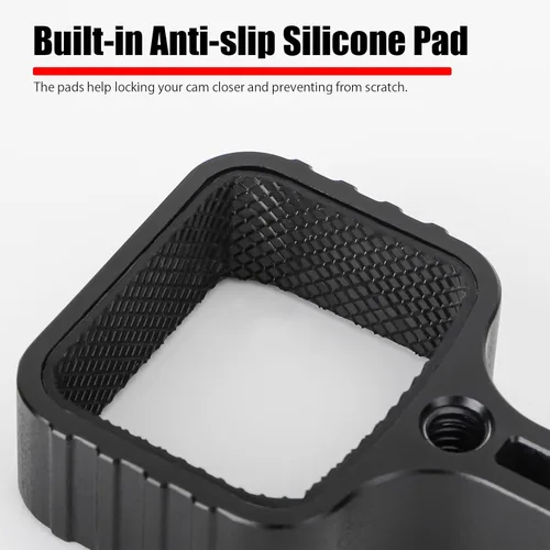 Miniatura 6 de Pocket3 Aluminum Adapter Mount for DJI Osmo Pocket 3 Camera Expansion Accessories 1/4'' Thread Connect Tripod Head Strap Bike Clamp Extension Rod