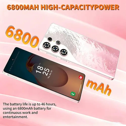 Miniatura 3 de Teléfonos desbloqueados C26 Ultra Smartphone 8GB+256GB Gran Almacenamiento Desbloqueado Teléfono Celular, Android 14, Batería 6800mAh, 6.9