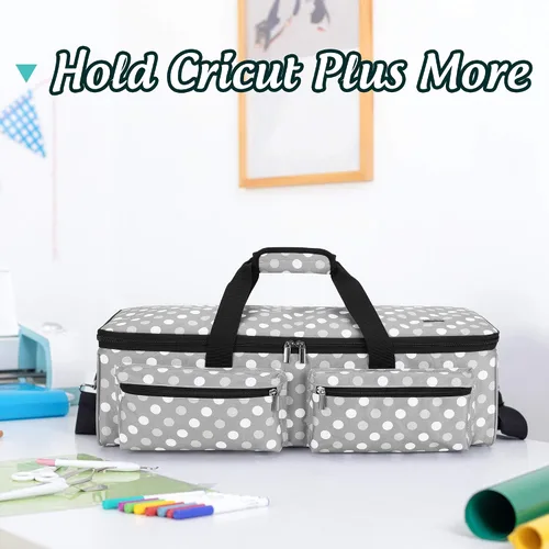 Miniatura 8 de Bolsa de transporte LUXJA compatible con Cricut Explore Air y Maker, bolsa compatible con Cricut Explore Air, Silhouette Cameo 4 y suministros