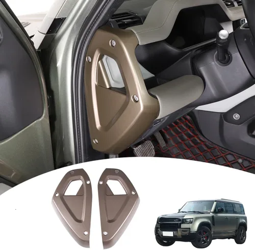 Adhesivo decorativo para Land Rover Defender 2020-2025, 90, 110, 130, accesorios interiores (marrón)
