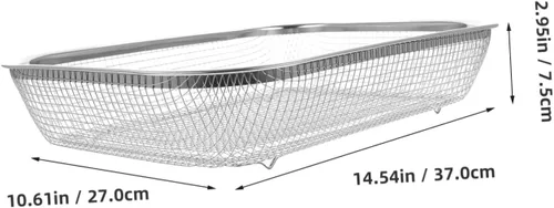 Miniatura 2 de Kichvoe Colador de malla fina Colador de malla de acero inoxidable, colador de frutas y verduras, cesta de fregadero, accesorios de cocina