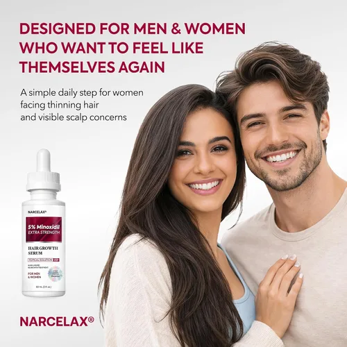 Miniatura 7 de Kit de crecimiento del cabello de minoxidil al 5% para hombres y mujeres: suero de tratamiento de regeneración de barba minoxidil extra fuerte