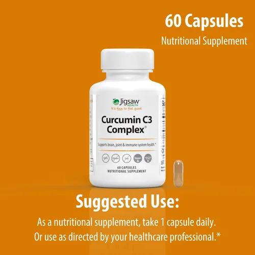 Miniatura 8 de Jigsaw Health Curcumina C3 Complex, 60 Cápsulas