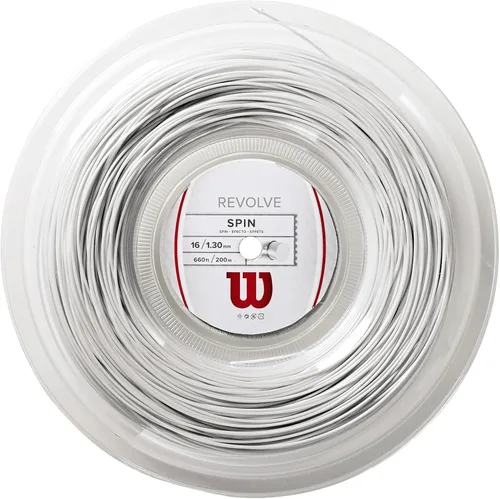 WILSON Cuerda de tenis Revolve - Set y carrete de 656.2 ft Blanco