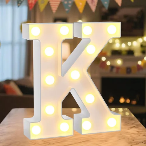 Miniatura 35 de Letrero de números con luz LED de marquesina, letrero de números de cumpleaños iluminado para decoración de fiesta de cumpleaños, pared de bar