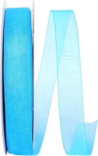 Miniatura 39 de Reliant Ribbon 25621-053-09C Cinta transparente de gasa, 1-1/2 pulgadas x 100 yardas, azul
