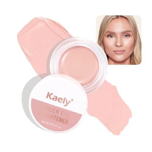 evpct Corrector para debajo de los ojos de color rosa para mujeres mayores, ojeras, crema debajo de los ojos, corrector de maceta, cobertura