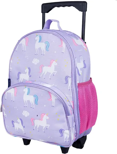 Wildkin - Mochila con ruedas para niños y niñas, la mochila tiene un tamaño ideal para ser transportada y es perfecta para la escuela o para