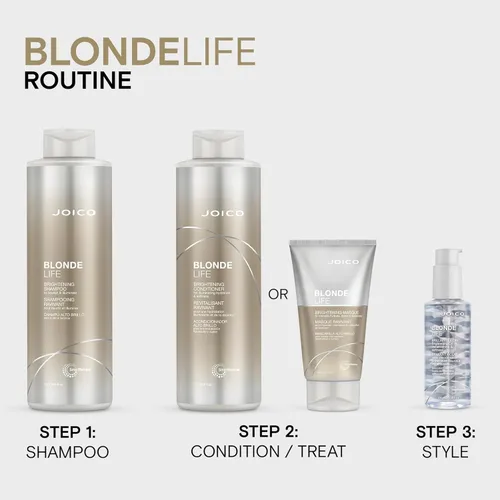 Miniatura 6 de Joico Blonde Life Brightening Shampoo For Blonde Hair Add Softness & Smoothness Sulfate Free With Monoi & Tamanu Oil