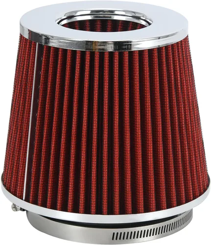 Miniatura 9 de Filtro de aire universal de cuello negro de 38 mm para automóvil, sistema de entrada de aire de alto flujo, entrada de aire limpia y fría, sistema