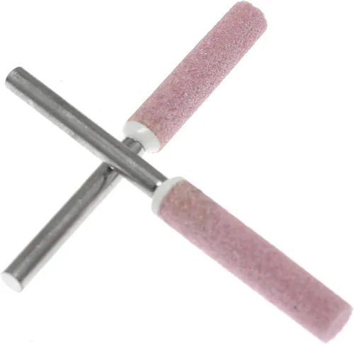 Miniatura 2 de RLECS 10pcs motosierra cabeza de molienda 3/16 "lima de piedra de molienda para moler agujeros profundos en maquinaria, rodamientos, moldes, piezas