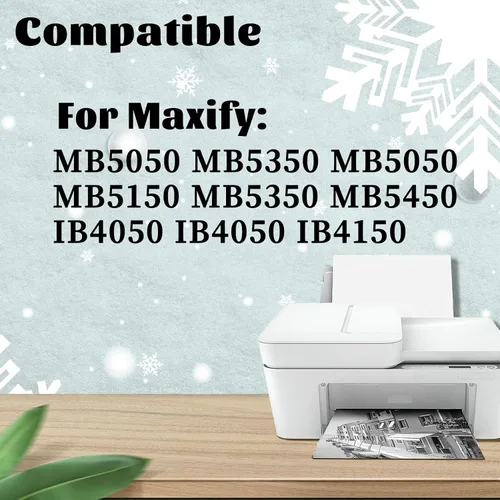 Miniatura 2 de Cartucho de tinta Canon PGI2500XL de alto rendimiento compatible para MAXIFY IB4050 MB5050 MB5350 IB4050 IB4150 MB5050 MB5150 MB5350 MB5450