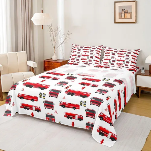 Miniatura 19 de Erosebridal Juego de sábanas tamaño individual de cola de sirena para niños, decoración de habitación de sirena, sábana bajera ajustable