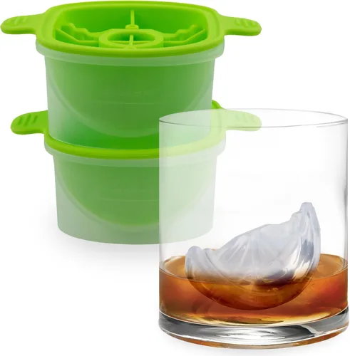 Miniatura 12 de Tovolo Moldes de hielo en forma de rosa, juego de 2 – Gran regalo romántico de moldes de hielo – Molde de hielo único para enfriar bebidas
