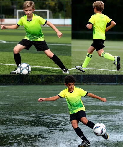 Miniatura 7 de Camiseta de fútbol para niños, camiseta y pantalones cortos de entrenamiento para equipo deportivo