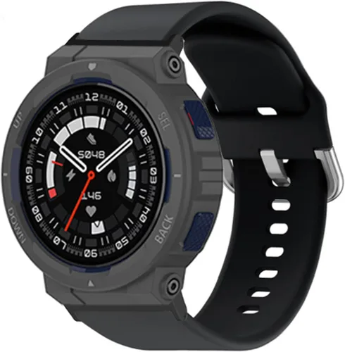 hengkang Correas de reloj Amazfit Active Edge para mujeres y hombres, elegantes correas de repuesto de silicona ajustables para Amazfit Active Edge