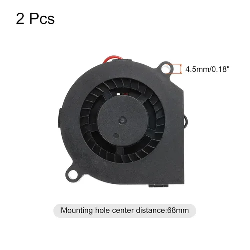Miniatura 3 de MECCANIXITY Ventilador de enfriamiento sin escobillas DC 6015 2.362x2.362x0.591 in turbina Turbo doble rodamiento de bolas soplador de flujo