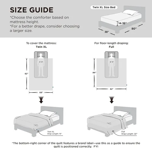 Miniatura 138 de Bedsure Relleno de edredón – Edredones acolchados tamaño King, edredón para todas las estaciones, ropa de cama alternativa de plumón suave, con 8