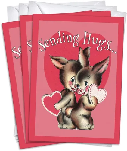 Miniatura 8 de Wright Home & Gift Divertidas tarjetas de felicitación del día de San Valentín/Galentines Paquete de 20 unidades a granel + 20 sobres (5 x 7)