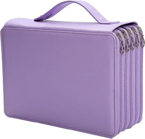 Miniatura 35 de Estuche para lápices Jungle con 120 ranuras de tela Oxford, con ranura para lápices, organizador con práctico envoltorio portátil, soporte multicapa