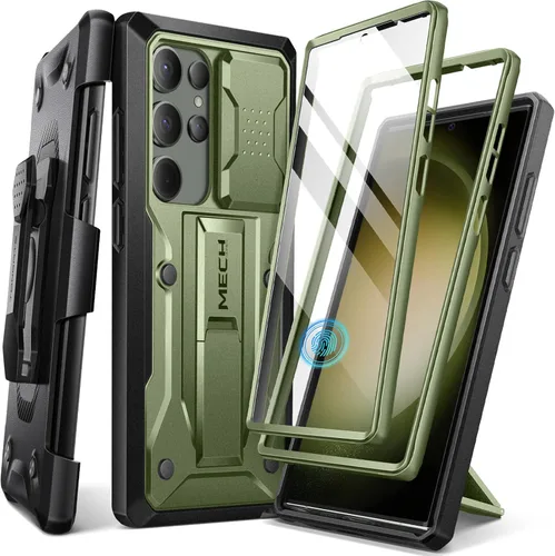 Miniatura 14 de TONGATE Funda para Samsung Galaxy S23 Ultra, [cubierta deslizante integrada para cámara y protector de pantalla] [2 marcos frontales] Funda de grado