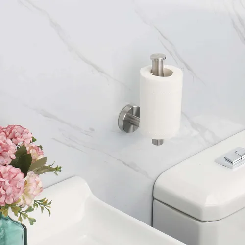 Miniatura 3 de NearMoon Portarrollos de papel higiénico para baño, acero inoxidable premium SUS304 a prueba de óxido montado en pared para baño, cocina