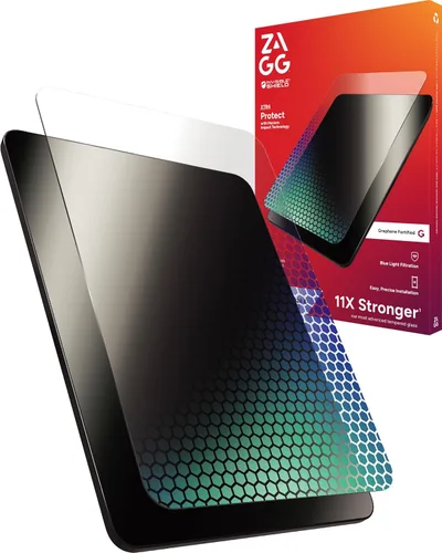 Miniatura 12 de ZAGG Glass XTR3 - Protector de pantalla para iPad Air de 11 pulgadas (M3)/Air de 11 pulgadas (M2), tecnología avanzada de impacto Hexiom, vidrio