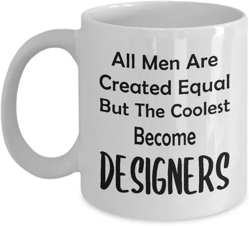 Lindos regalos para hombre, taza de café, taza de té, desarrollador gráfico de UX, artista de diseño de interiores, departamento creativo de moda,