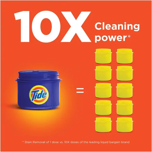Miniatura 2 de Tide Ultra, detergente líquido para ropa sucia (PGC00471), olor original, 10 onzas líquidas