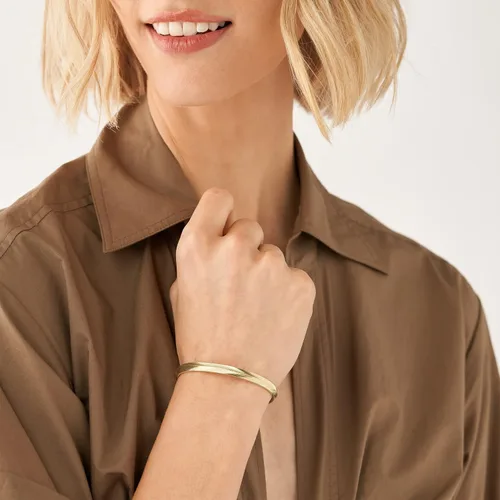 Miniatura 4 de Fossil - Pulsera de acero inoxidable para mujer color oro rosa