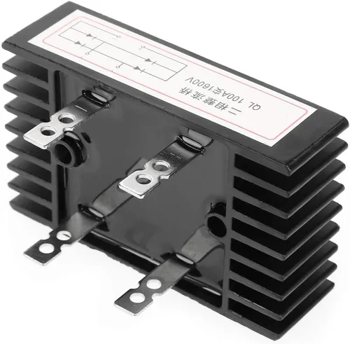 Miniatura 6 de Puente rectificador de puente de diodos de 2 fases 100A 1600V Voltaje de alta potencia Rectificador de puente de diodos de silicio completo Diodo