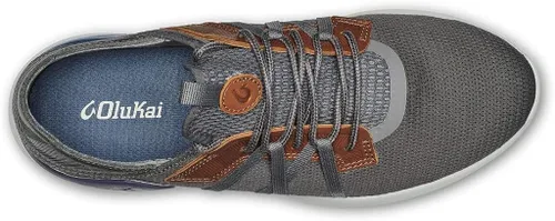 Miniatura 3 de OLUKAI Mio Li - Zapatos deportivos para hombre, malla ligera y transpirable, suela de goma de ajuste cómodo y agarre húmedo, Eyestays de cuero