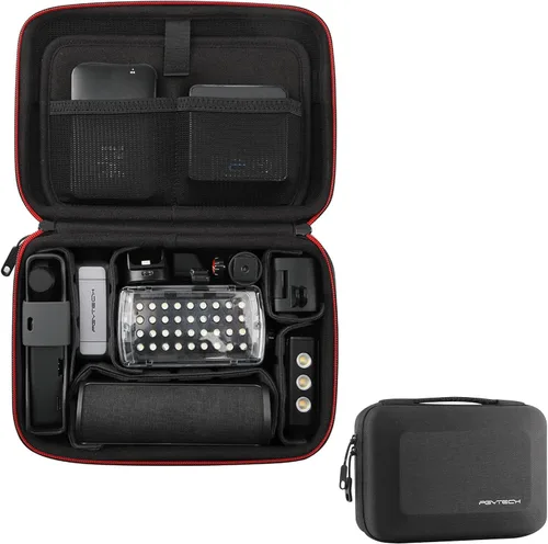 PGYTECH Estuche de transporte para cámara, bolsa de almacenamiento, carcasa rígida a prueba de salpicaduras para OSMO Action 6/5 Pro/Pocket 4/3/Xtra