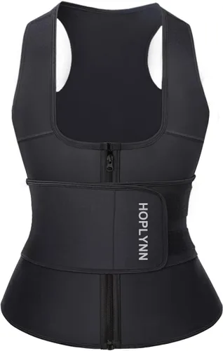 HOPLYNN - Faja modeladora de neopreno para mujer en forma de chaleco para reducir la cintura, control de abdomen, le da forma a la cintura, para