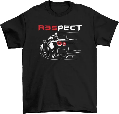 Miniatura 8 de GTR Skyline R32 R33 R34 R35 Import Camiseta de carreras japonesas Regalo de manga corta de coche de carreras para entusiastas del automóvil
