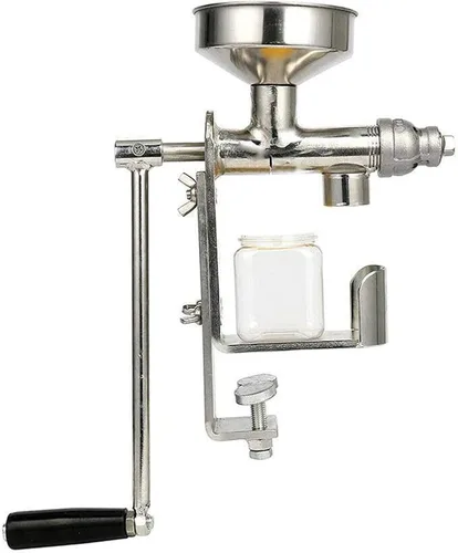 DreamLab Cacahuete manual de la nuez y de la semilla del extractor 304 del expulsor de aceite del hogar de la máquina de la prensa