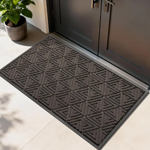 Miniatura 43 de Yimobra Alfombra para Puerta Delantera Exterior Entrada 29.5x17, Impermeable Resistente Alfombras Exteriores para Puerta Delantera, Alfombra