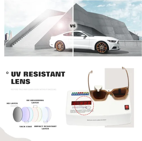 Miniatura 7 de Gafas de sol retro para mujer y hombre, cuadradas, modernas, modernas, modernas, con protección UV, parasol
