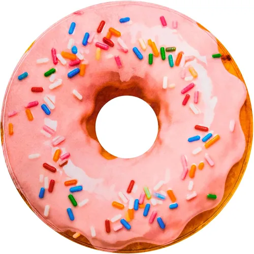 Miniatura 11 de Excervent Manta realista de donas de chocolate, 290 GSM, divertida manta de comida realista, manta de franela súper suave, 60 pulgadas